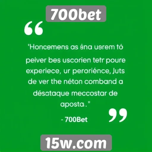 Feedback de usuários sobre 700bet